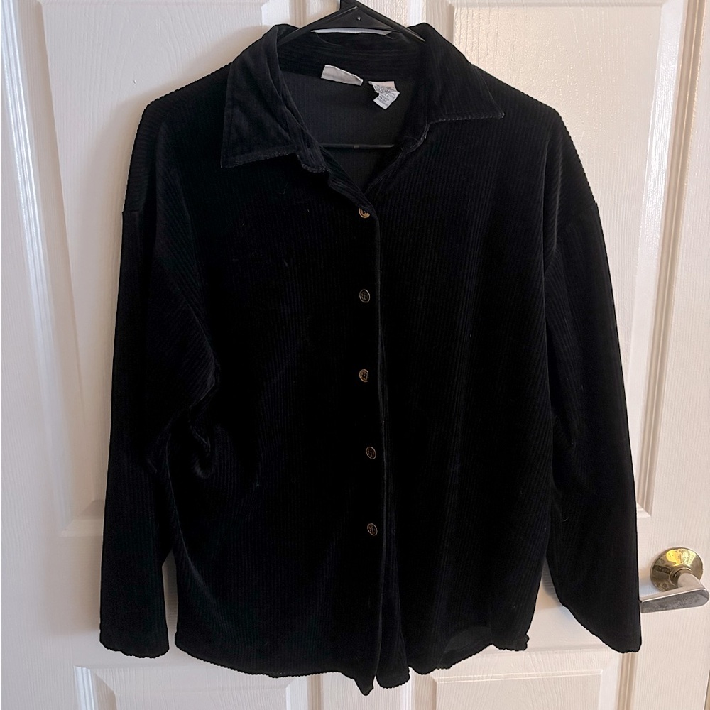 Black Basic Editions Women's Overshirt